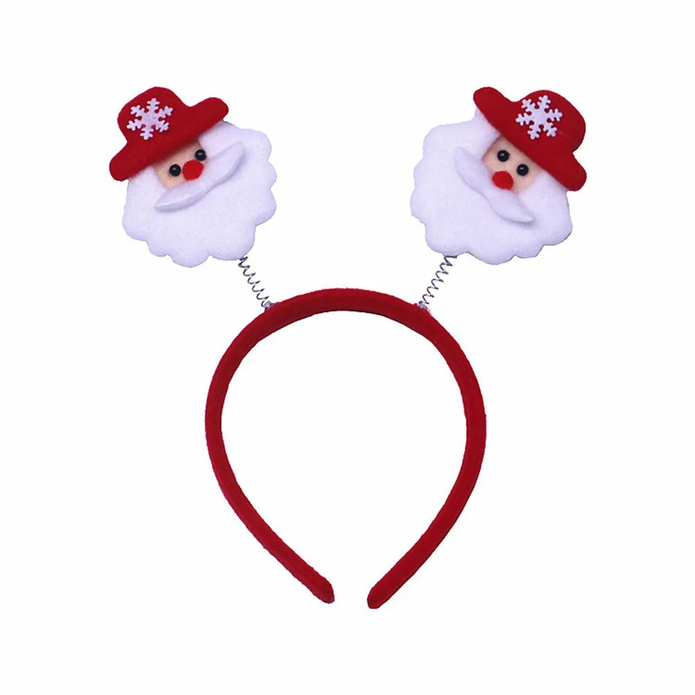 4Pcs Christmas Headbands – Festive Hair Hoops for Party & Photos Holiday Hair Accessory Richie's