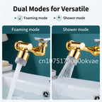 1080° Rotating Gold Faucet Aerator – 2-Mode Swivel Tap Extender Faucet Aerator Richie's
