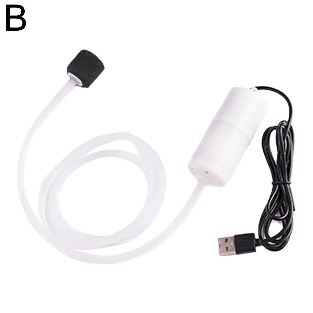 USB Mini Aquarium Air Pump – Ultra Quiet Fish Tank Aerator Aquarium Air Pump Richie's B USB Type-C