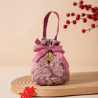 Christmas Candy Gift Bag – Fabric Drawstring Party Favor Bag Gift Favor Bag Richie's