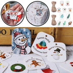 48/50pcs Kraft Paper Christmas Gift Tags with String Kraft Gift Tags Richie's