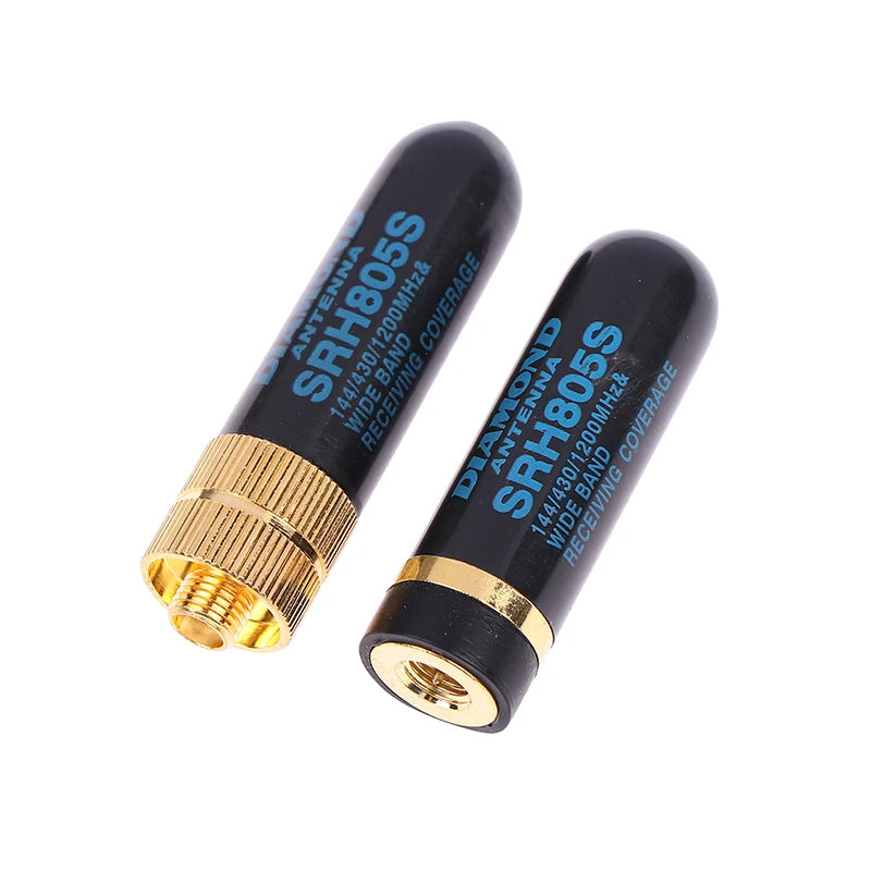 SRH805S Dual Band Antenna UHF VHF SMA-M for YAESU Walkie Talkie Dual Band Antenna Richie's