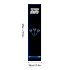 Non-Slip Dart Mat with Throw Line – Floor Protection Mat Dart Board Mat Richie's 02