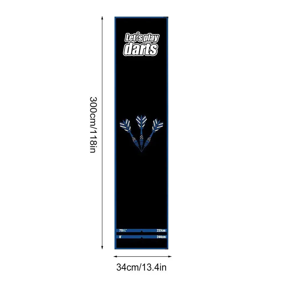 Non-Slip Dart Mat with Throw Line – Floor Protection Mat Dart Board Mat Richie's 02