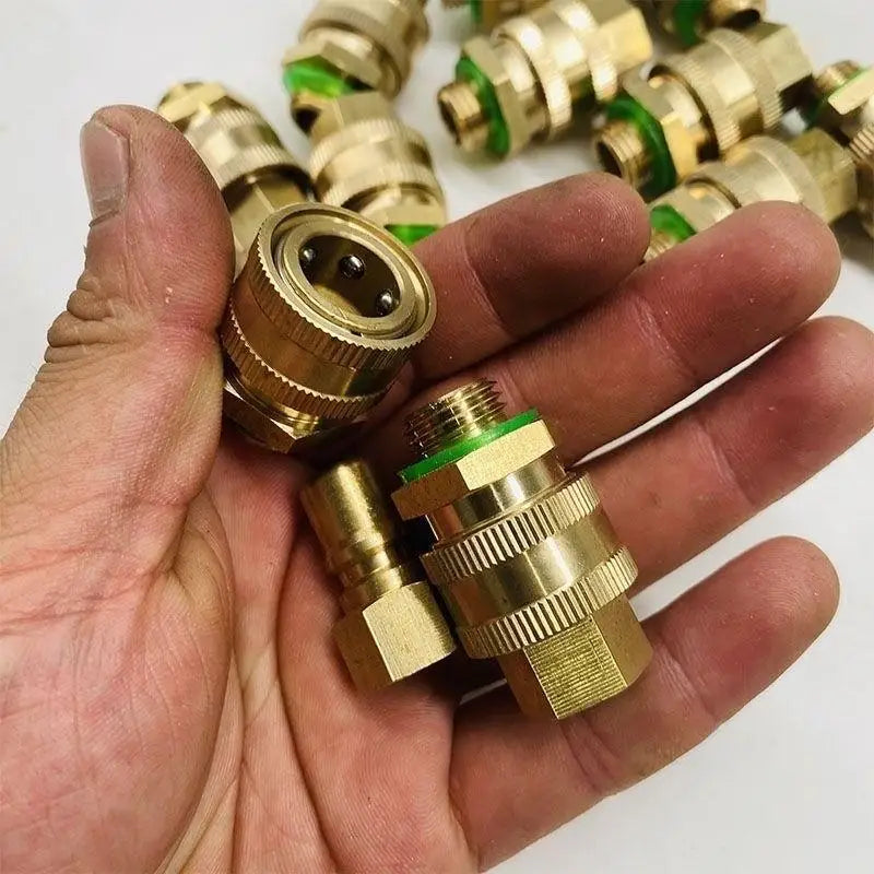 All-Copper M14×1.5 Quick-Connect Spray Nozzle Adapter Hose Quick Connector Richie's