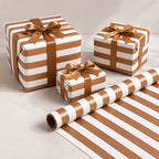 Metallic Striped Gift Wrapping Paper Roll – Silver & Gold Gift Wrapping Paper Richie's