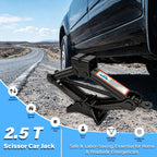 Foldable Manual Car Jack with Ratchet Wrench – 1.5T/2.5T Manual Car Jack Richie's