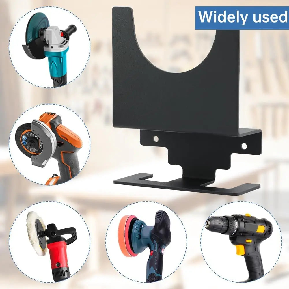 Wall Mounted Angle Grinder Holder & Polisher Stand – 2/4 Pcs Tool Wall Mount Bracket Richie's