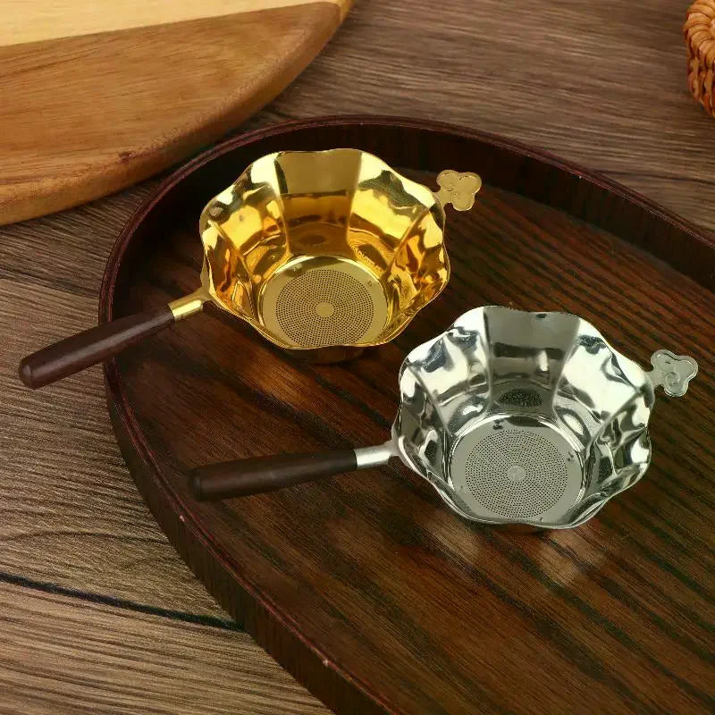 Koi Fish Tea Strainer – Fine Mesh Alloy Filter Gold & Silver Tea Strainer Richie's