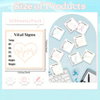 Vital Signs Sticky Notes – Medical Charting Notepad Pads Medical Charting Notepad Richie's