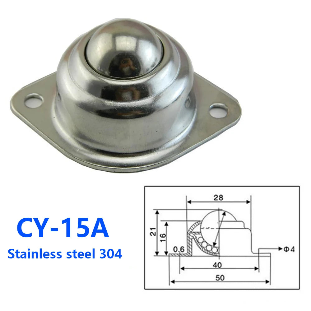 1" CY-25A Ball Transfer Bearings 400 Lb Capacity – Set of 8 Ball Transfer Bearings Richie's CY-15A China Mainland
