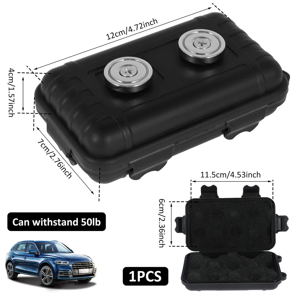Magnetic Key Holder Box – Waterproof Under Car Spare Key Safe Magnetic Key Box Richie's 1PC-Old style