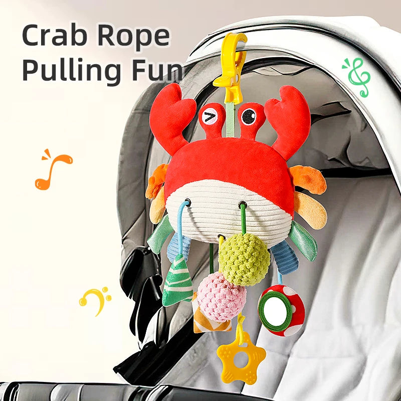 Christmas Baby Plush Rattle Toy – Stroller, Crib & Car Seat Baby Plush Rattle Toy Richie's