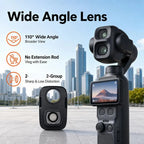 DJI Osmo Pocket 4 Pro 110° Wide Angle Lens – Optical Glass Camera Lens Attachment Richie's