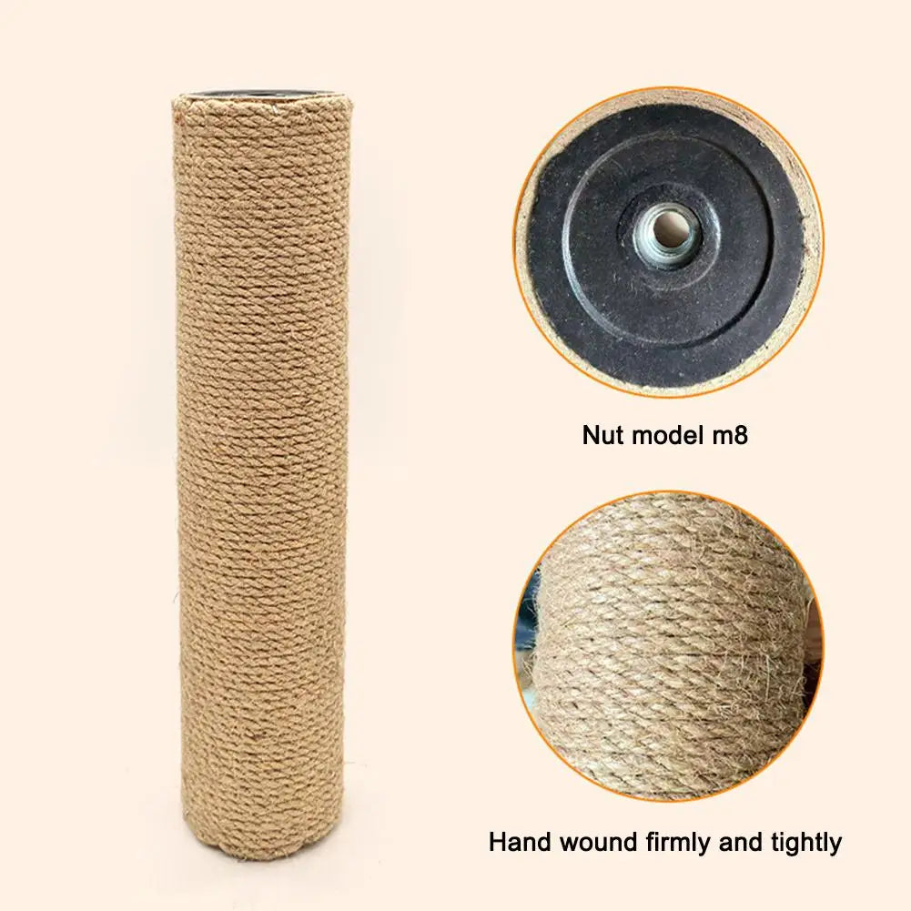 DIY Sisal Rope Cat Tree Scratching Post Replacement Pillar Cat Scratching Post Richie's
