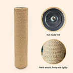 DIY Sisal Rope Cat Tree Scratching Post Replacement Pillar Cat Scratching Post Richie's