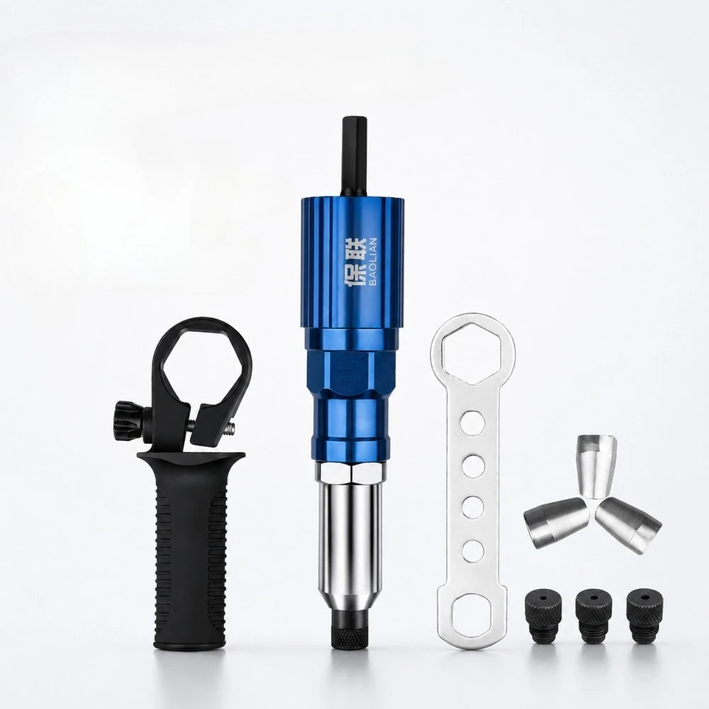 Electric Rivet Gun Drill Adapter 2.4–4.8mm Blind Rivet Kit Rivet Gun Adapter Richie's as show