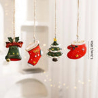 Resin Christmas Tree Ornaments – Santa & Snowman Pendants Christmas Ornaments Richie's 02