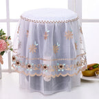 Pastoral Lace Embroidery Dust Cover for Air Fryer & Rice Cooker Appliance Dust Cover Richie's Plum Blossom-1