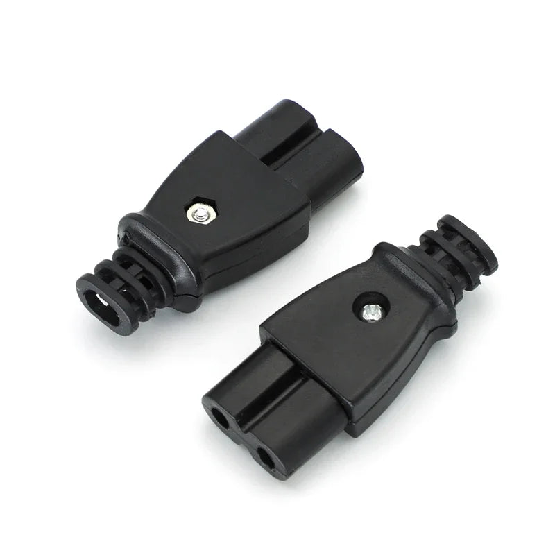 C8 Male Socket & C7 Female Plug Set | AC 250V 2.5A Figure-8 Power Connector Set Richie's