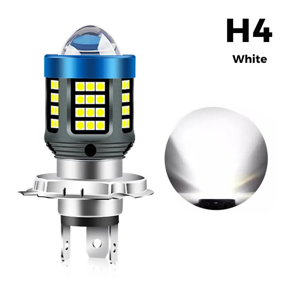 H4 BA20D P15D LED Motorcycle Headlight – Dual Color Hi/Lo Beam Motorcycle LED Headlight Richie's A