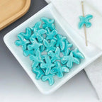 10Pcs Ceramic Peace Dove Beads DIY Jewelry Pendant Charms Jewelry Making Beads Richie's