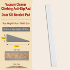 1M Silicone Threshold Ramp Strip for Robot Vacuums & Bikes Threshold Ramp Strip Richie's White H-0.6cm W-2cm