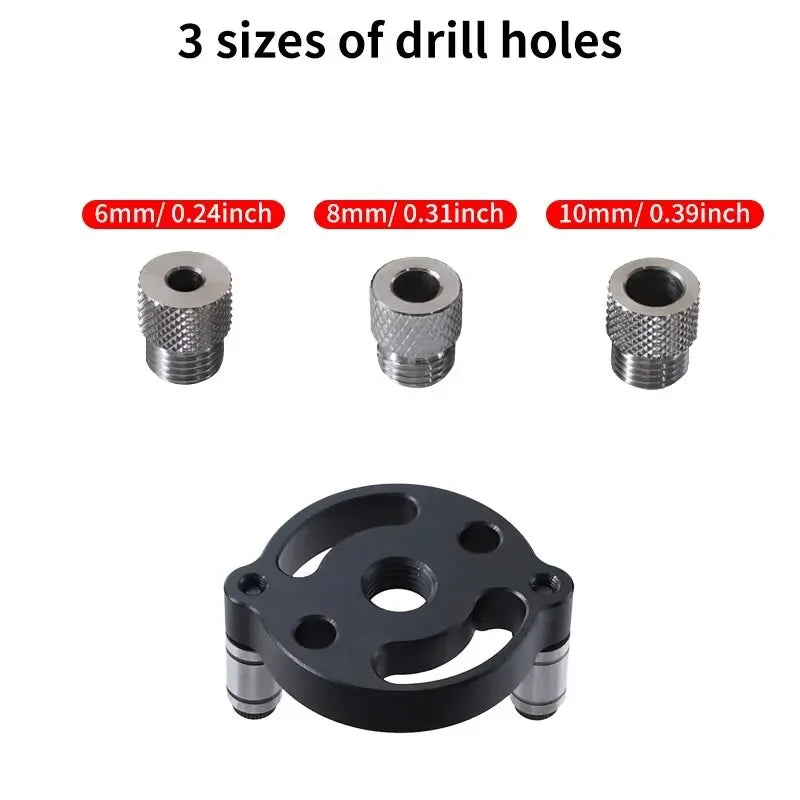 Self-Centering Dowelling Jig 6/8/10mm Drill Guide | Pocket Hole Woodworking Drill Jig Richie's