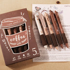 Black Telescopic Gel Pen Set – Soft Grip, 0.5mm | 5 Pcs Gel Pen Set Richie's