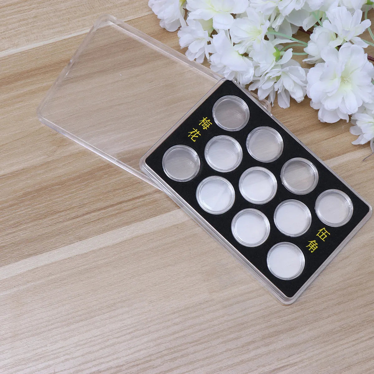 Coin Collection Box Plastic Capsule Dustproof Organizer Set Coin Storage Organizer Richie's