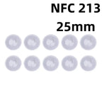 10Pcs Ntag215 NFC RFID Tag Stickers 13.56MHz ISO14443A Labels NFC RFID Tag Stickers Richie's NFC 213 25mm 10pcs