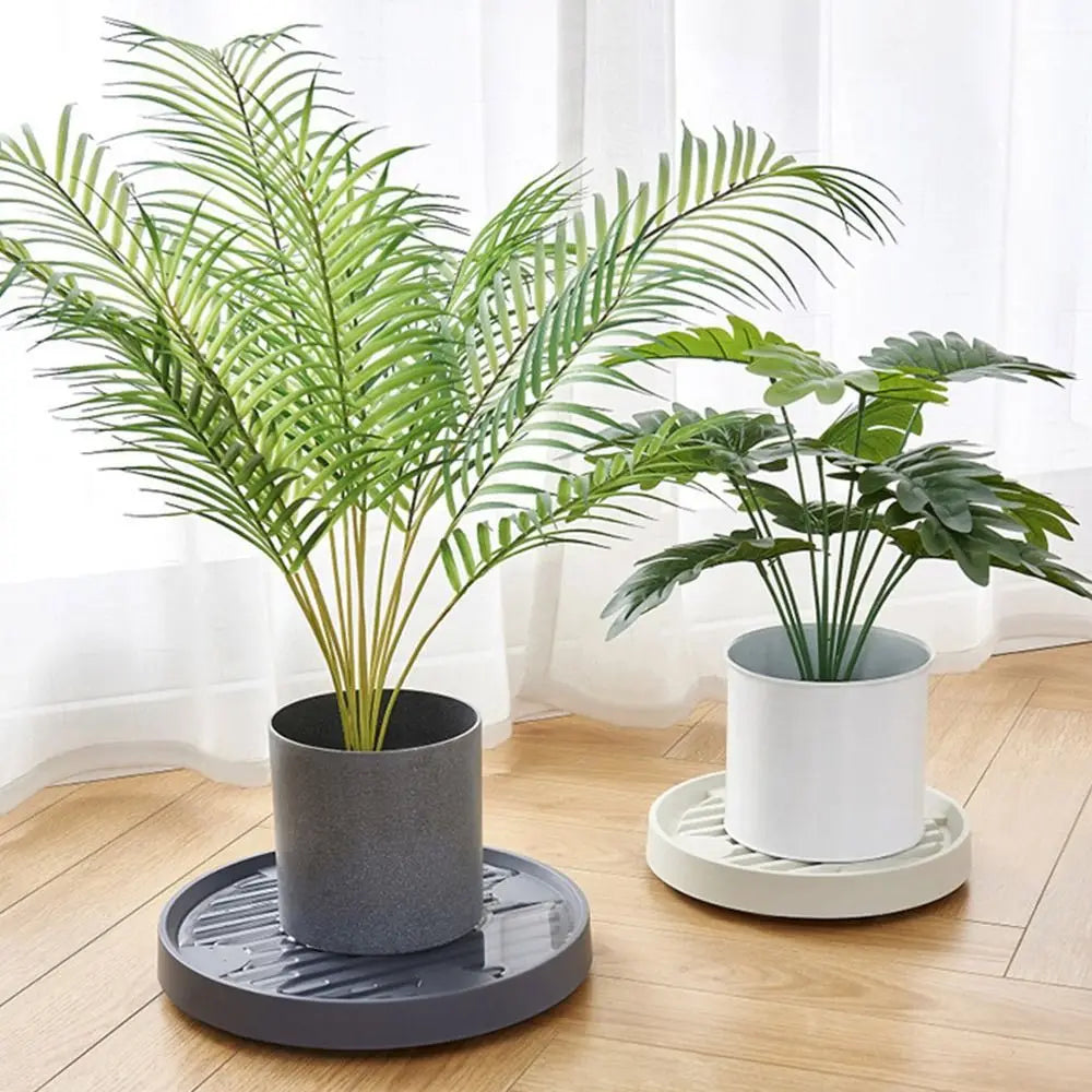 Rolling Plant Saucer Tray with Wheels – 19/22/25cm Drip Tray Plant Saucer Tray Richie's