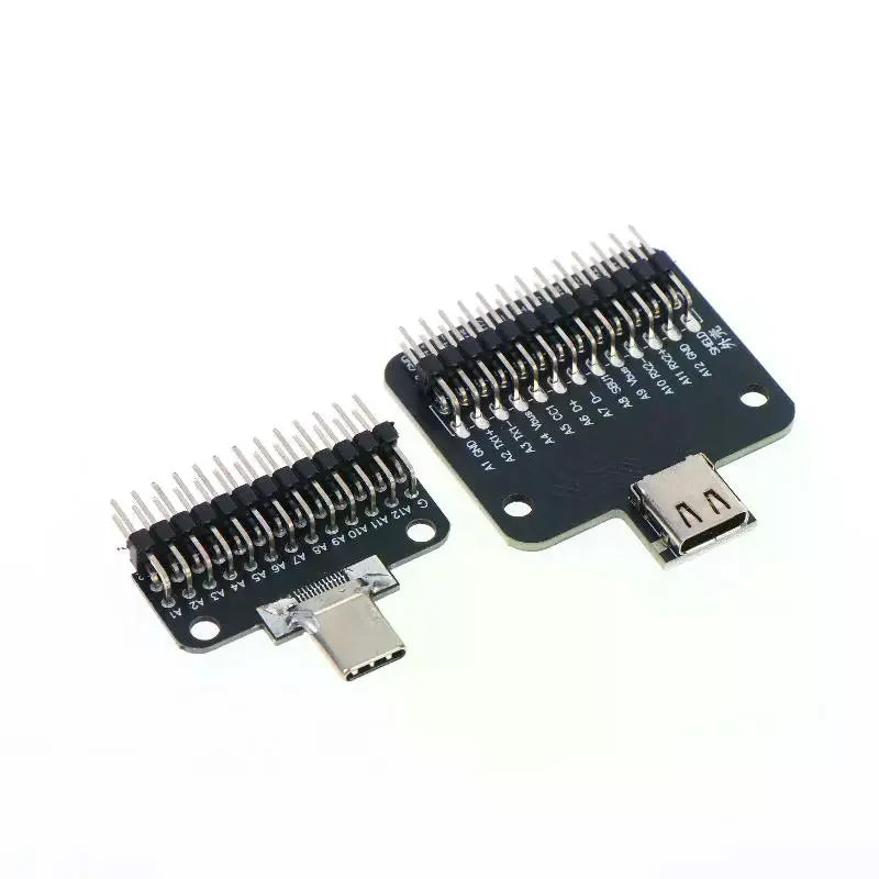 USB Type-C Male & Female Test Board 24P USB 3.1 PCB Adapter USB Test Board Richie's