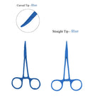 Stainless Steel Straight Hemostat Clamp for Pet Grooming Pet Grooming Clamp Richie's Blue 1Pcs Straight Head
