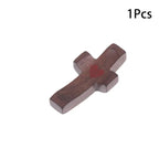 Black Walnut Wooden Pocket Prayer Cross – Handheld Faith Gift Wooden Prayer Cross Richie's 1Pc