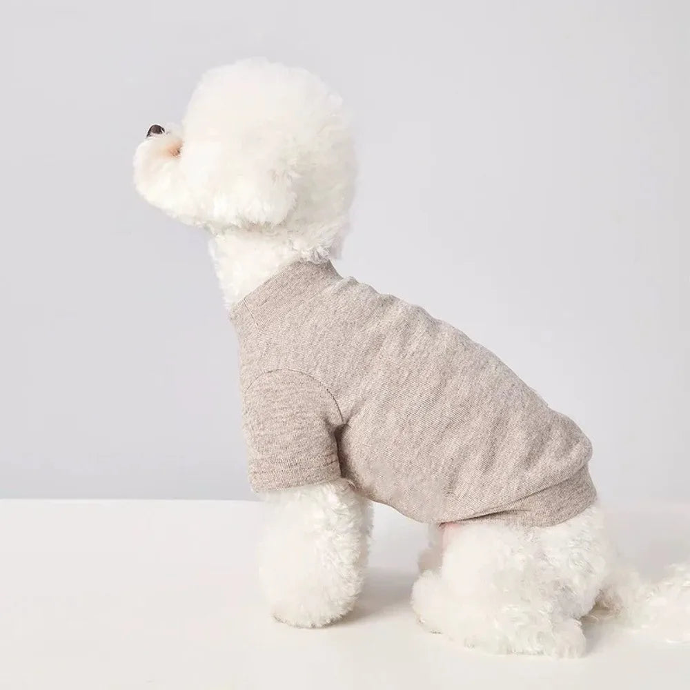 Winter Dog Sweater Solid Color Polyester Pet Clothes for Dogs Dog Sweater Richie's