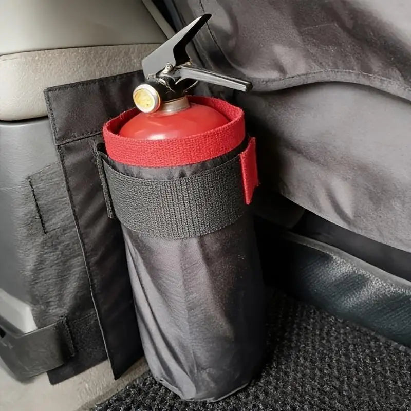 Oxford Fabric Car Fire Extinguisher Holder & Trunk Storage Bag Car Storage Organizer Richie's