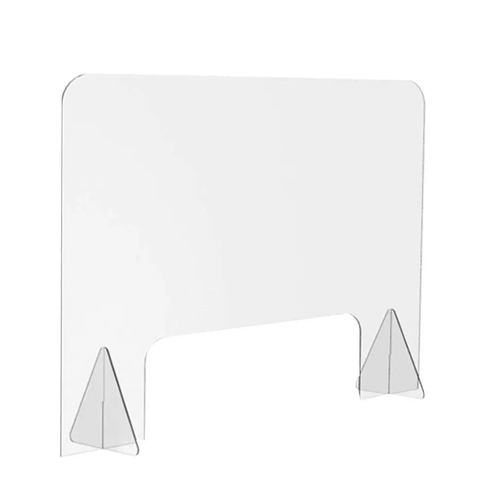 Clear Acrylic Desk Divider 40x40cm – Anti-Spray Barrier Panel Acrylic Desk Divider Richie's Default Title