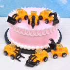 6Pcs Construction Truck Cake Toppers – Birthday Party Decor Cake Topper Set Richie's