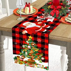 Christmas Table Runner Santa Snowman Elk Holiday Décor 120x33cm Christmas Table Runner Richie's 2