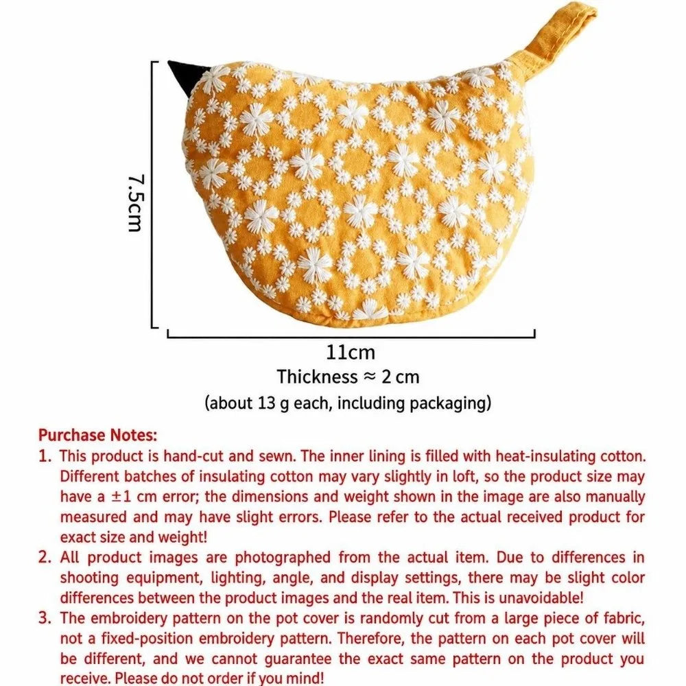 Japanese Bird Embroidered Pot Handle Cover – Heat Resistant Pot Handle Cover Richie's