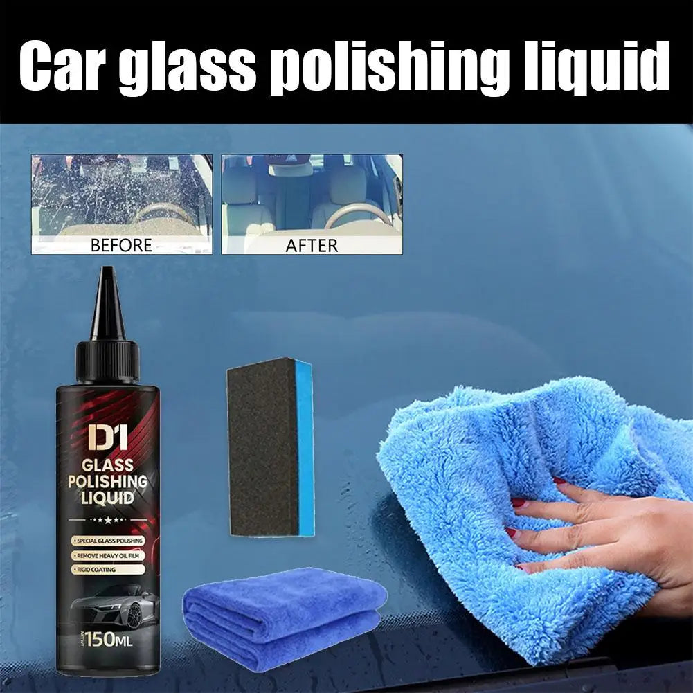 Car Glass Polishing Liquid – Windshield Oil Film Remover Auto Glass Cleaner Richie's