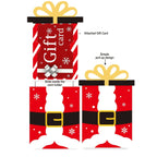 10 Pcs Santa Christmas Gift Exchange Cards & Cash Holders Christmas Gift Cards Richie's