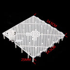 Plastic Aquarium Bottom Filter Plate & Grid Divider Tray Aquarium Filter Plate Richie's White-B