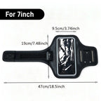 Running Sports Phone Armband for iPhone & Samsung Up to 7 Inches Phone Armband Case Richie's