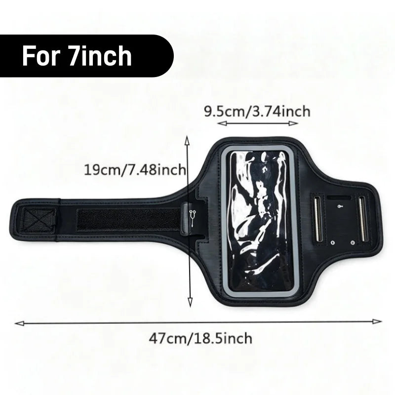 Running Sports Phone Armband for iPhone & Samsung Up to 7 Inches Phone Armband Case Richie's