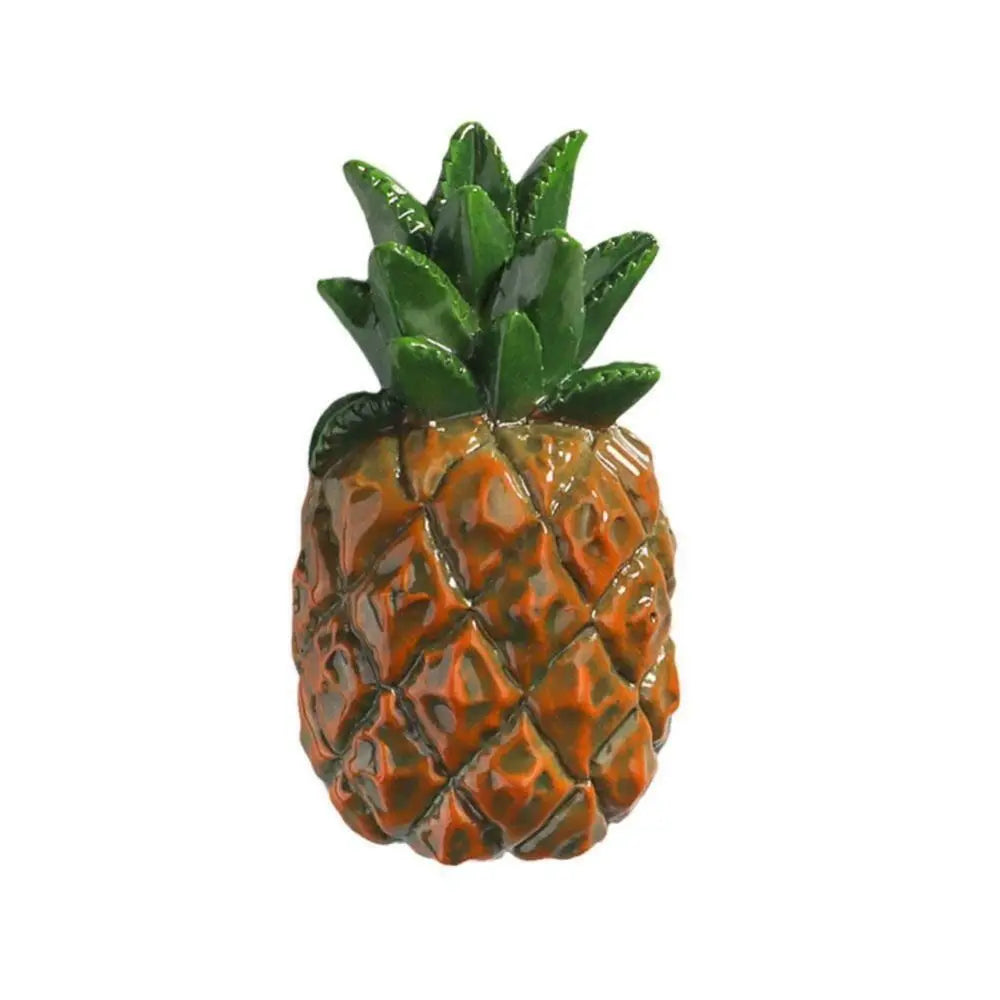 3D Fruit Fridge Magnets – Realistic Resin Refrigerator Stickers Decorative Fridge Magnet Richie's Pineapple