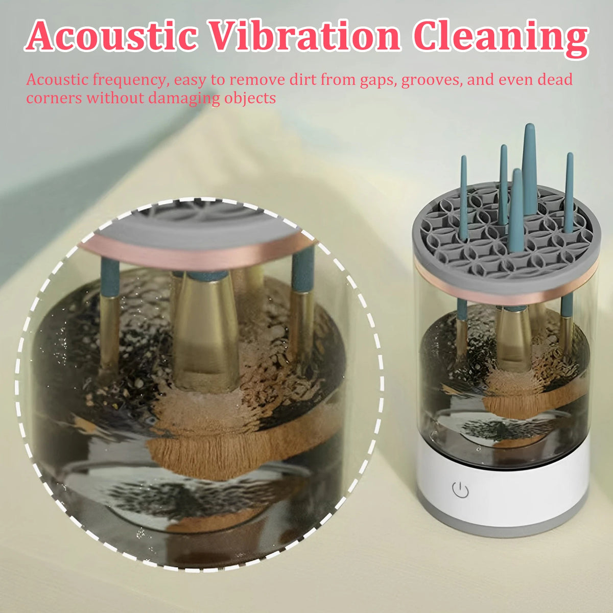 Electric Makeup Brush Cleaner 3-in-1 USB Auto Cleaner & Dryer Makeup Brush Cleaner Richie's