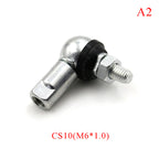 Carbon Steel Ball Head Joint Rod End Bearing M5 M6 M8 M10 Rod End Bearing Richie's M6x1.0
