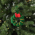 Handmade Woolen Christmas Ornaments – Santa, Elk & Tree Pendants Christmas Ornament Richie's C